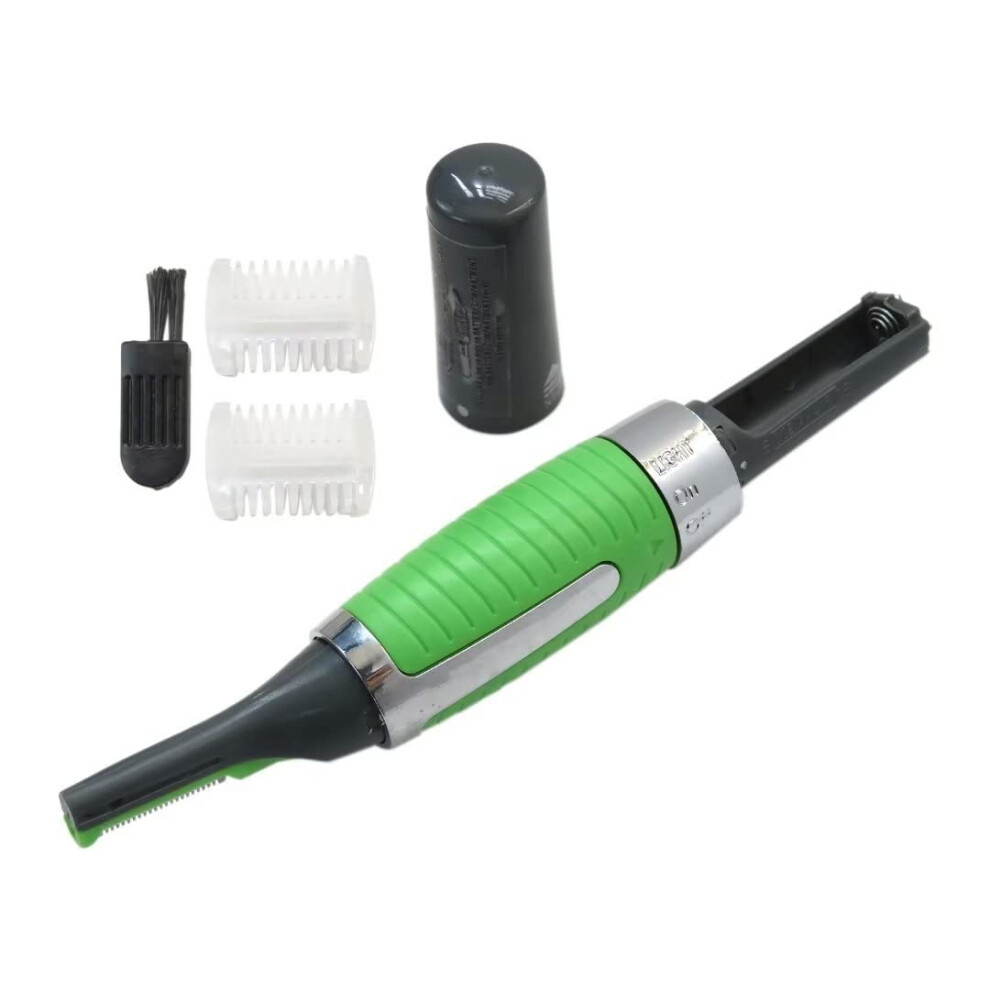 Light Nose Hair Trimmer With Led And Comb Attachments For Men And Women Ear And Eyebrow Grooming