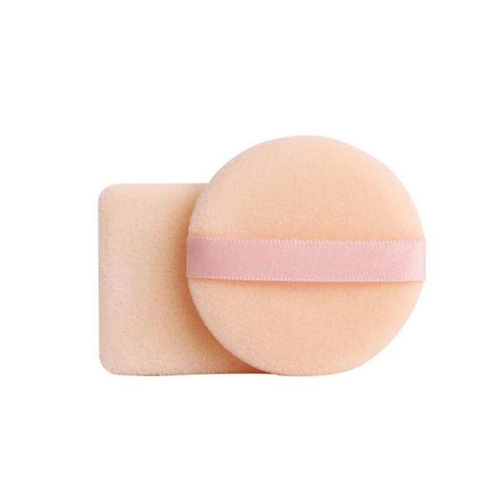 6 Pcs Soft Velour Makeup Powder Puffs for Flawless Foundation and Loose Face Powder