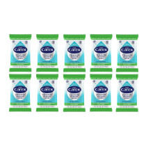 Carex Antibacterial Original Biodegradeable Wipes, Cleans, Cares and Protects, Bulk Buy, Pack of 10 x 15 Wipes