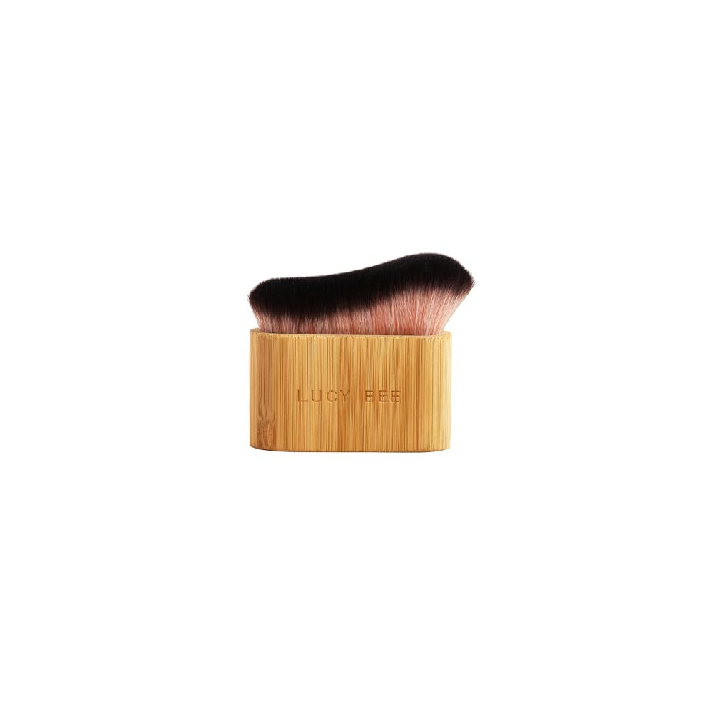 Lucy Bee Blending Brush For Self Tan And Makeup, Sunless Tanner Kabuki Brush, Streak Free Self Tanning Applicator For Face & Body, Natural Looking Tan