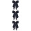 3Stk Vorgebundene Perlen Schleife Brosche Damen Accessoire 8