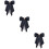 3Stk Vorgebundene Perlen Schleife Brosche Damen Accessoire 9