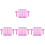 8Ensembles Kit Et Gloss Violet Pour Création DIY 2