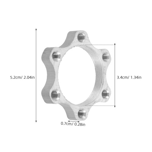 10Pièces Support Flasque Adaptateur Fixation 6 Vis 2
