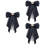 3Stk Vorgebundene Perlen Schleife Brosche Damen Accessoire 6