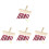 4Ensembles Carillon Monophonique Aluminium Rouge Instrument Percussion 4