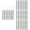 28Pièces Inserts Anneaux Métal Argent 6 Trous A6 Usage 8