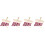 4Ensembles Carillon Monophonique Aluminium Rouge Instrument Percussion 6