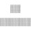 28Pièces Inserts Anneaux Métal Argent 6 Trous A6 Usage 4
