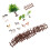 5Ensembles Ensemble Décor Ferme Plastique Animaux Miniatures Multi Couleurs 2