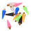 24Pièces Accessoires Pointe Remplacement Cire Multifonction 9
