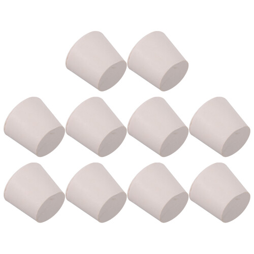 10Pièces Bouchons Coniques Caoutchouc Pour Flacons Tubes