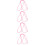 4Pièces Cordelette En Polyester Rose Durable Fixation Sécurisée 6