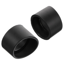 10Pièces Garde-Oculaires En Caoutchouc Noir Pour Microscope