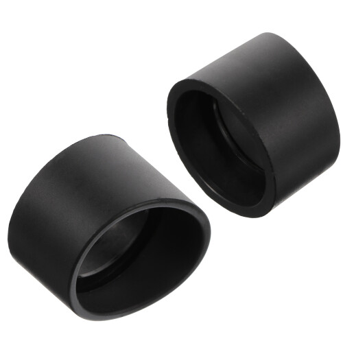 10Pièces Garde-Oculaires En Caoutchouc Noir Pour Microscope