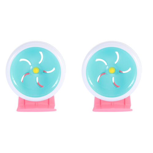 2Pièces Course Hamster Roue Fermée Bruit 1