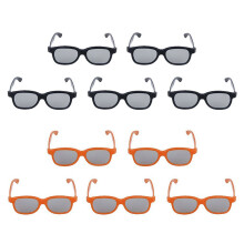 30Paires Lunettes 3D Cinéma Jeu En ABS Noir , Multicolores