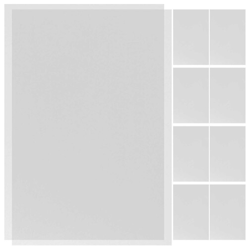 10Pièces Thermorétractables Ps Blanches Pour Déco DIY