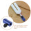 Support Pieds Aluminium Et Agate Pour Fourchette 9