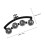 Instrument Tambourin Main Argenté Robuste Aluminium ABS Durable 2
