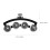 Instrument Tambourin Main Argenté Robuste Aluminium ABS Durable 3