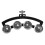 Instrument Tambourin Main Argenté Robuste Aluminium ABS Durable 10