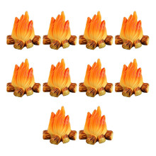 30Pièces Mini De Camp Résine Décoratives Couleurs Variées