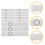 4Ensembles Bandes Didactiques Blanches Pour Usage Scolaire Enfants 11