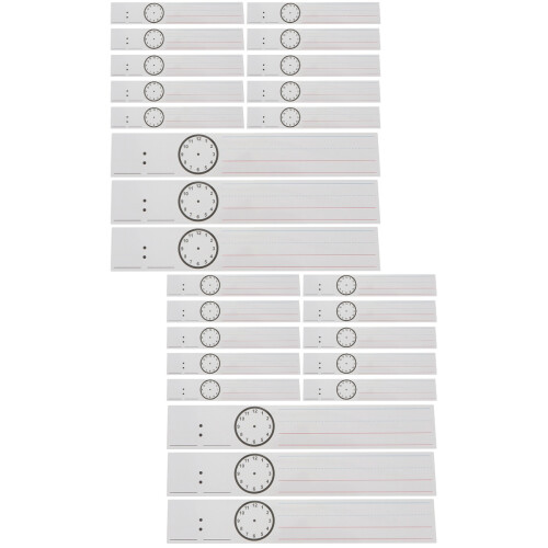 4Ensembles Bandes Didactiques Blanches Pour Usage Scolaire Enfants 1