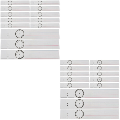 4Ensembles Bandes Didactiques Blanches Pour Usage Scolaire Enfants 2