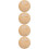 4Pièces Panneaux Rond Bois Khaki Annonce Bébé 8