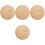 4Pièces Panneaux Rond Bois Khaki Annonce Bébé 4