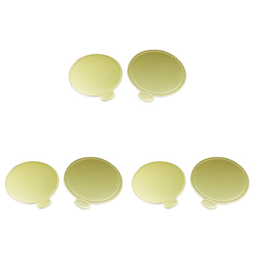 300Pièces Bases Dorées Recyclables Pour Présentation Gâteau Mousse 1