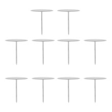 30Pièces Clous À Fleurs En Acier Inoxydable Argent Décoration Gâteaux
