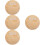 4Pièces Panneaux Rond Bois Khaki Annonce Bébé 7