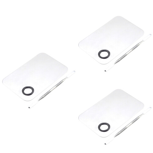3Pièces Accessoires Palette Et Spatules Acier Inoxydable 2