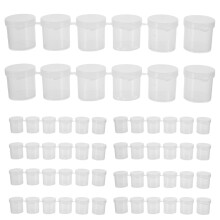10 Pièces Pots À Peinture Vides 15 Ml Avec Couvercle Transparent