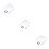 3Pièces Accessoires Palette Et Spatules Acier Inoxydable 6