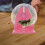 3Pièces Roue D'exercice Rose Pour Hamster Petits Animaux Bruit 8