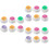 18Pièces Porte-Serviette Mural Auto-Adhésif PVC ABS Usage 6