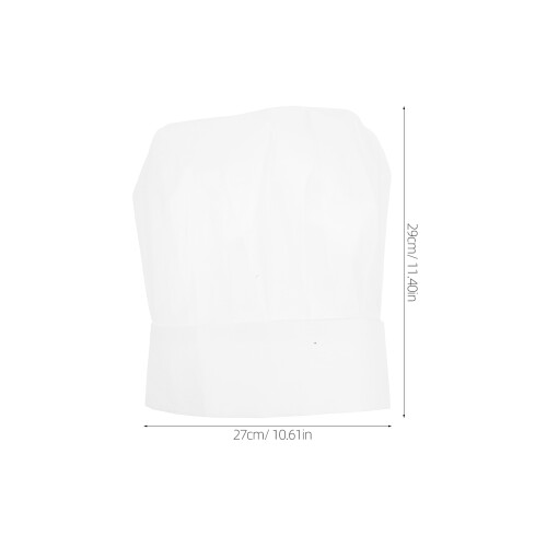 20Pièces Jetables Blanches Confortables Pour Restauration 2