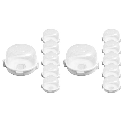 12Pièces Couvre Boutons Cuisinière Enfants Assorties 1