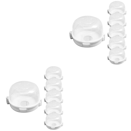 12Pièces Couvre Boutons Cuisinière Enfants Assorties 2