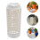 2Pcs Silent Beige Worm Compost Bin for Patio Garden Plastic 9