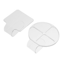14Pièces Palettes Cosmétiques Acryliques Blanches Facile