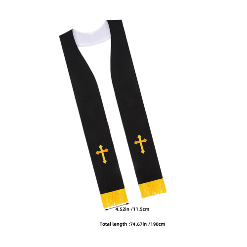 2 Pièces Brodée 190 Cm Pour Croix 2