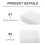 2Pièces Cire Blanche Nettoyage Ski Snowboard Kit Portable Performance 8