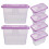 6Pcs Compact Refillable Dehumidifier Boxes Plastic for Home Wardrobe 1