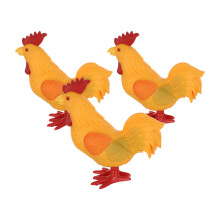3Pcs Multi Color Handwound Wind Up Chick Toy Farm Animal Party Favor
