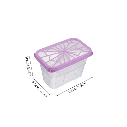 6Pcs Compact Refillable Dehumidifier Boxes Plastic for Home Wardrobe 1